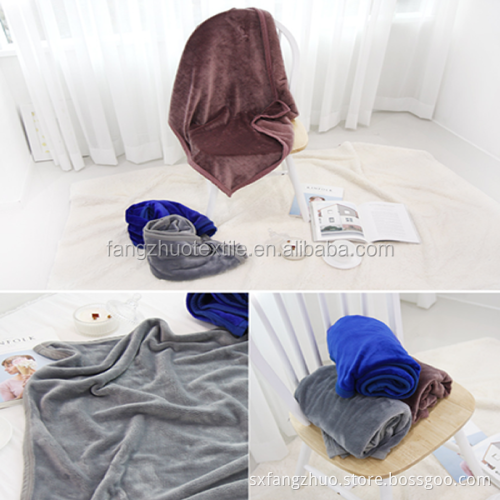 Useful soft polyester fabric Cheap Wholesale bataniye micro plush coral blanket